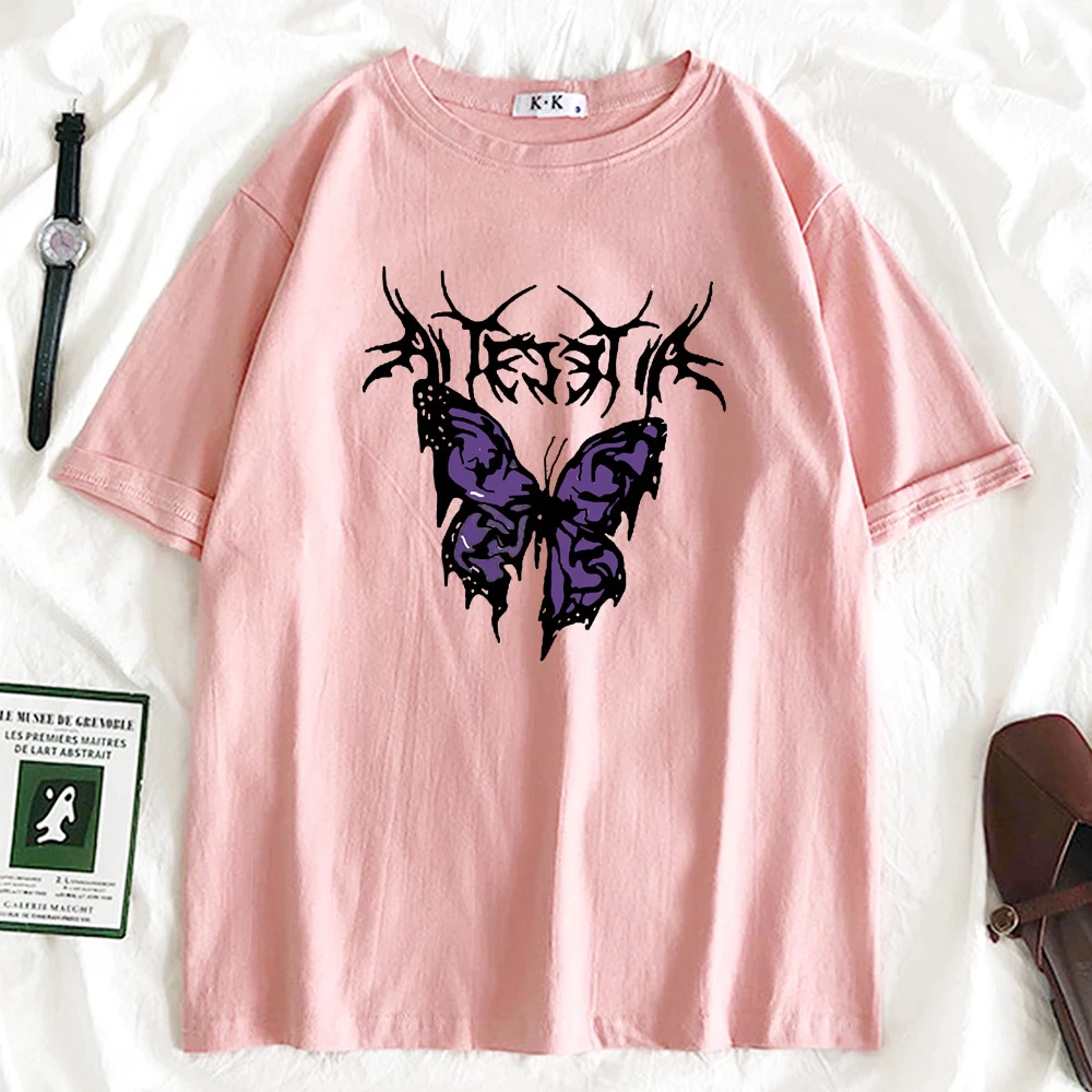 Harajuku Oversized T Shirt Women Aesthetic Funny Graffiti Printed Harajuku Anime Unisex T shirts Women Tees Tops